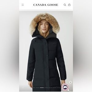 Canada Goose Navy Shelburne Parka Size Large